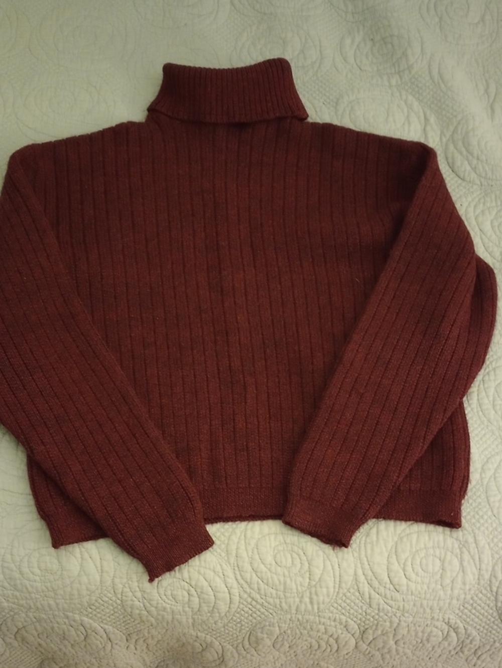 Vintage Ren Dale Of Canada (Norvyk) Carnaby Street 100% Wool Turtle Neck Sweater